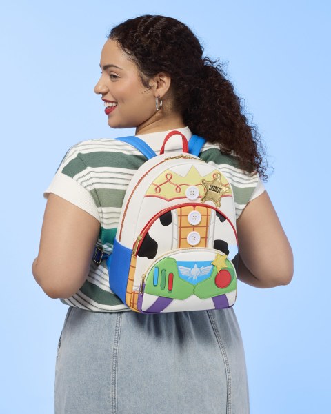 Mittelgroßer Rucksack mit drei Fächern – Disney-Pixar Loungefly Toy Story 5