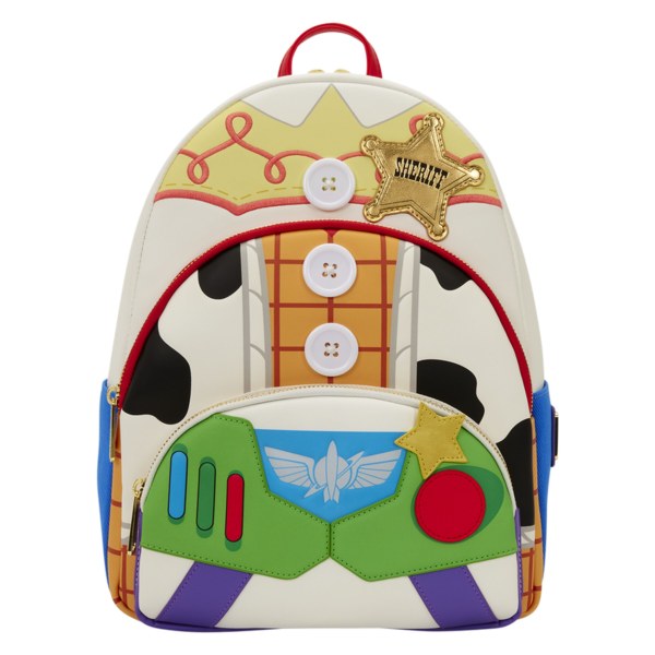 Mittelgroßer Rucksack mit drei Fächern – Disney-Pixar Loungefly Toy Story 5