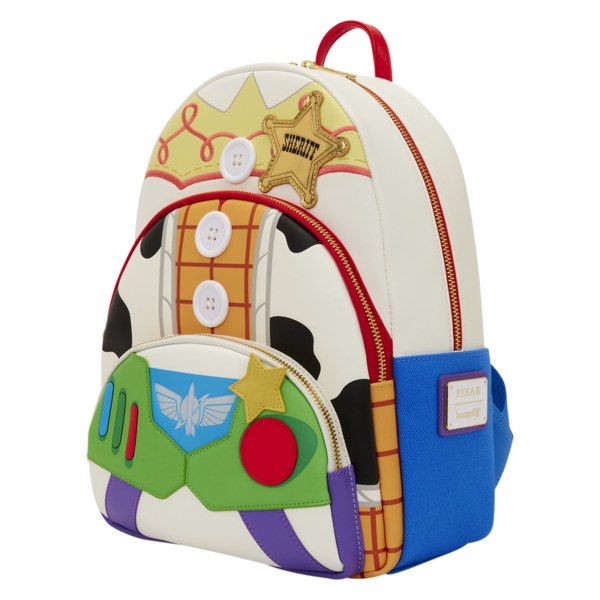 Mittelgroßer Rucksack mit drei Fächern – Disney-Pixar Loungefly Toy Story 5