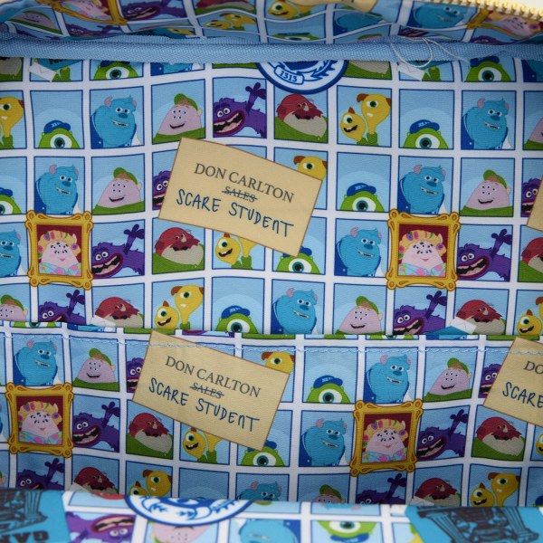 Oozma Kappa House Mini-Rucksack mit Figuren – Disney-Pixar Loungefly Monsters University