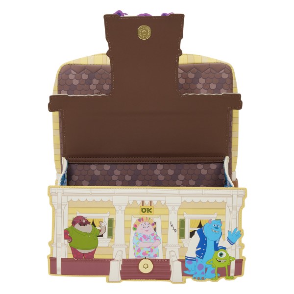 Oozma Kappa House Mini-Rucksack mit Figuren – Disney-Pixar Loungefly Monsters University