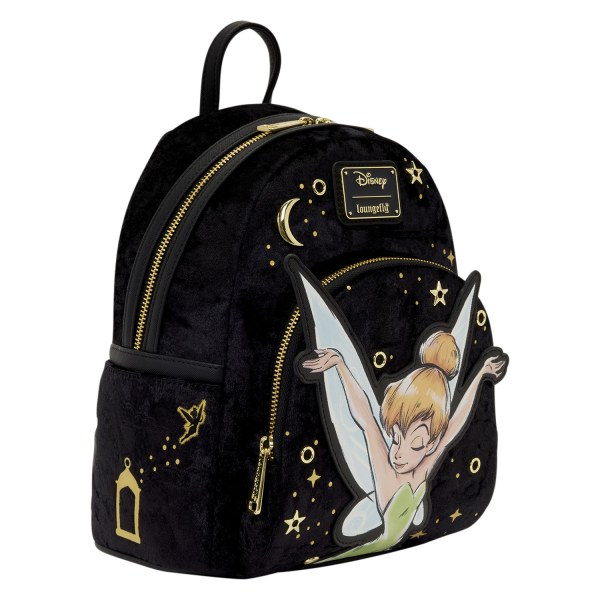 Tinkerbell Feenstaub Samt-Mini-Rucksack - Disney Loungefly Peter Pan