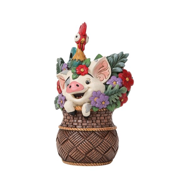 Pua & Hei Hei Vaiana Blumenkorb - Disney Traditions