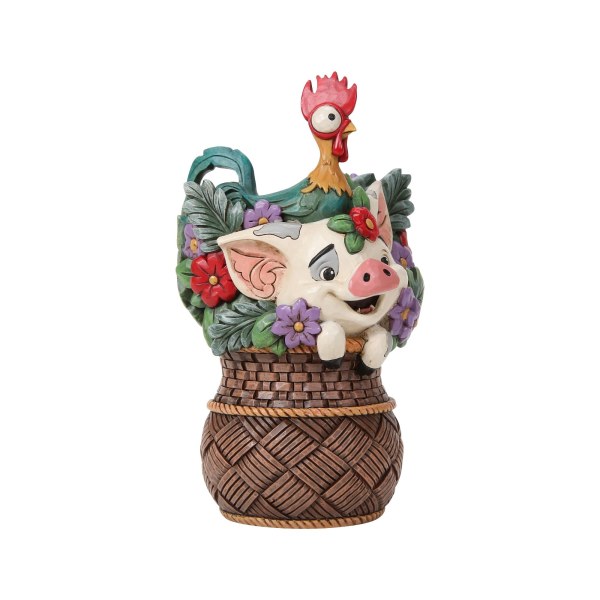 Pua & Hei Hei Vaiana Blumenkorb - Disney Traditions