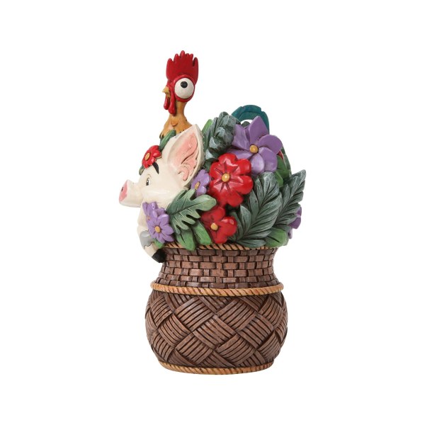 Pua & Hei Hei Vaiana Blumenkorb - Disney Traditions