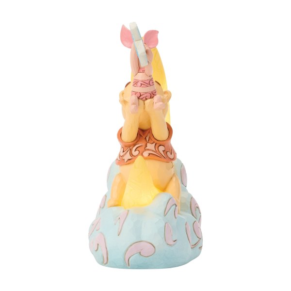 Winnie Puuh und Ferkel auf LED-Mond – Disney Traditions