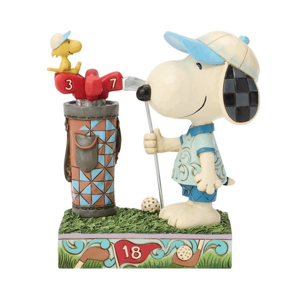 Snoopy und Woodstock beim Golfen – Peanuts
