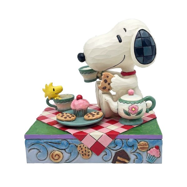 Snoopy und Woodstock Tee und Süßigkeiten Hallmark - Jim Shore