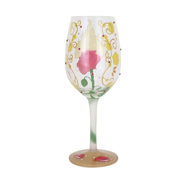 „Mutig wie eine Rose“ BELLE -Weinglas – Disney Lolita