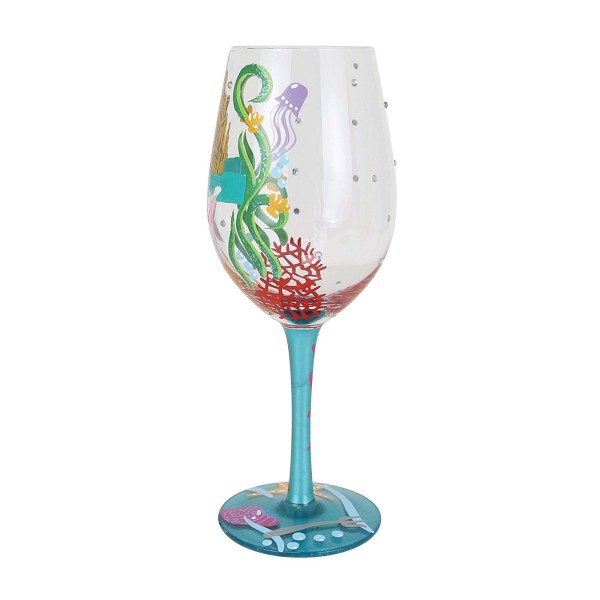 "REITE DEINE EIGENE WELLE" ARIEL -WEINGLAS - DISNEY LOLITA