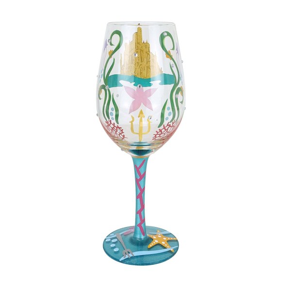 "REITE DEINE EIGENE WELLE" ARIEL -WEINGLAS - DISNEY LOLITA