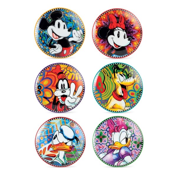 6er-Set gemischte Dessertteller – Egan Disney Home