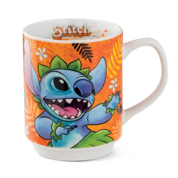 Stitch Tasse, orange, 350 ml – Egan Disney Home