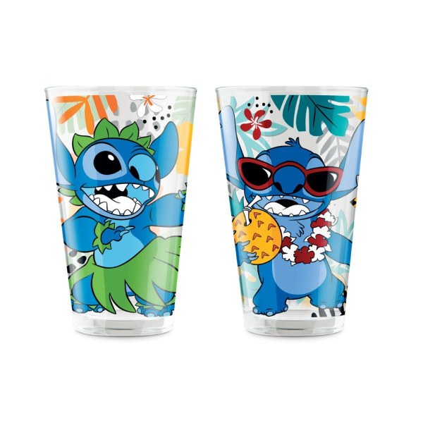 Set mit 2 Gläsern, Stitch Deko, 310 ml – Egan Disney Home