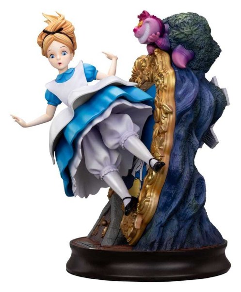Alice im Wunderland und die Grinsekatze – MasterCraft Statue
