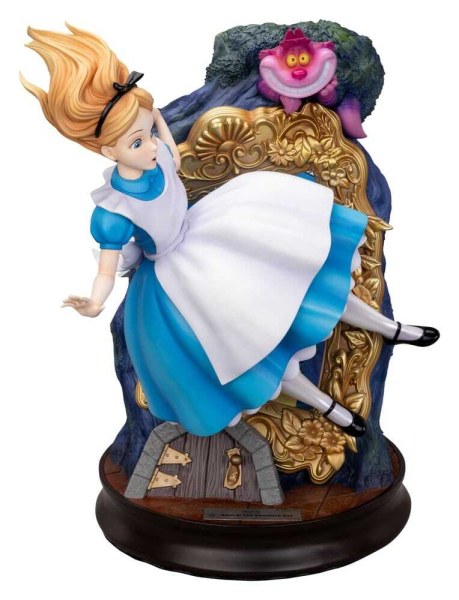 Alice im Wunderland und die Grinsekatze – MasterCraft Statue