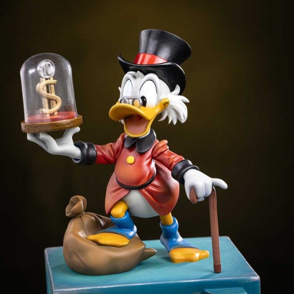 Iron Studios – DuckTales-Statuette im Art Scale 1:10 – Onkel Dagobert Duck und seine Neffen