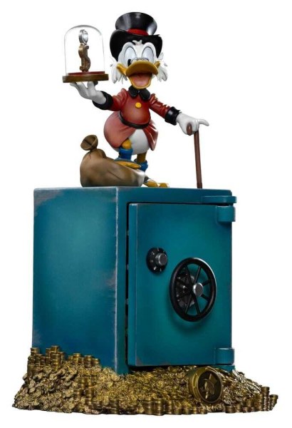 Iron Studios – DuckTales-Statuette im Art Scale 1:10 – Onkel Dagobert Duck und seine Neffen