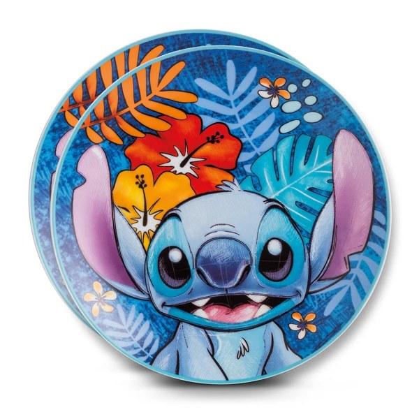 2-teiliges Dessertteller-Set Stitch blau - Egan Disney Home