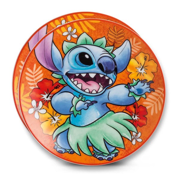 2-teiliges Dessertteller-Set Stitch orange - Egan Disney Home