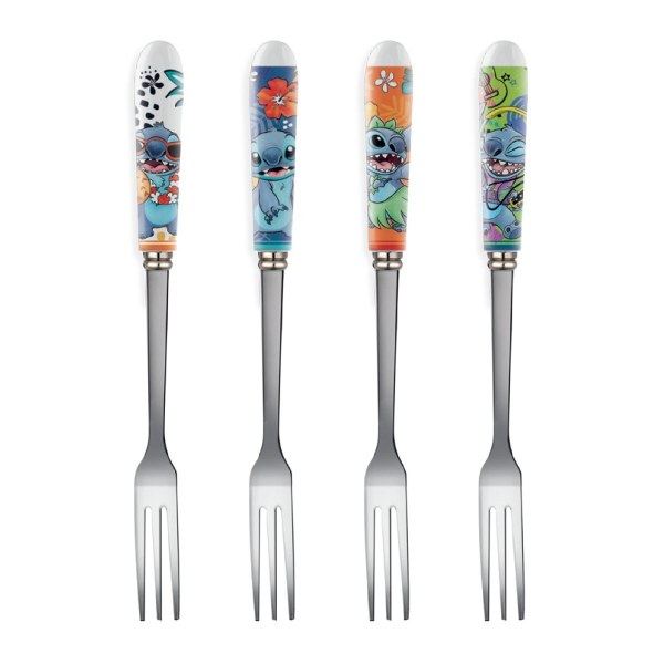 4-teiliges Dessertgabeln-Set Stitch - Egan Disney Home