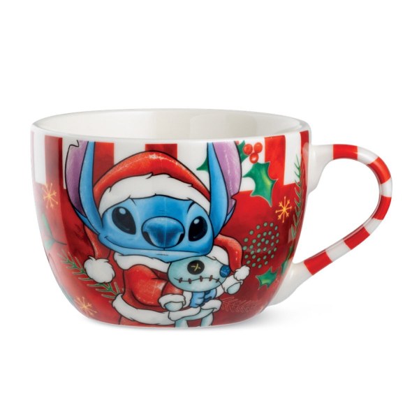 Frühstücksbecher Stitch Weihnachten Rot 520 ml - Egan Disney Home
