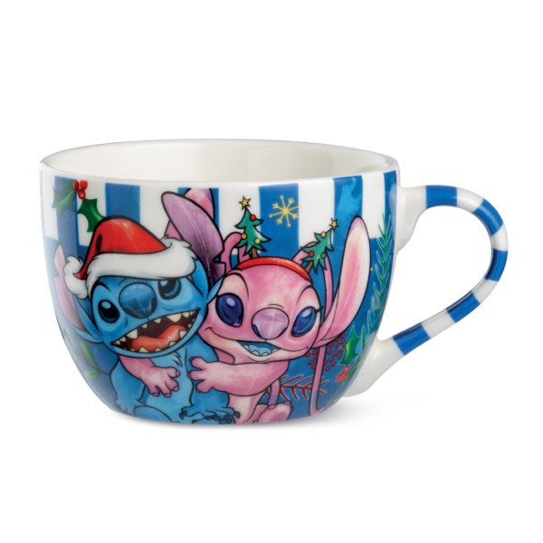 Frühstücksbecher Stitch & Engel Weihnachten 520 ml - Egan Disney Home