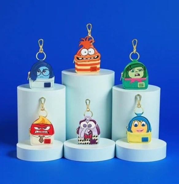 Alles steht Kopf 2 Mystery-Mini-Rucksack-Schlüsselanhänger - Disney Pixar Loungefly