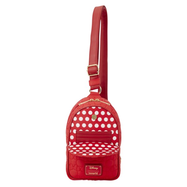 MINNIE KONVERTIERBARE UMHÄNGETASCHE - DISNEY LOUNGEFLY
