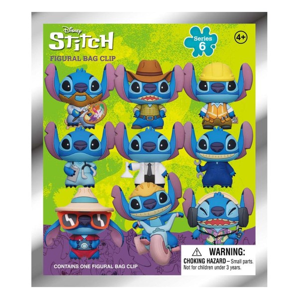 Stitch Serie 6 3D Rucksack Schlüsselanhänger Überraschungsbox - Lilo & Stitch