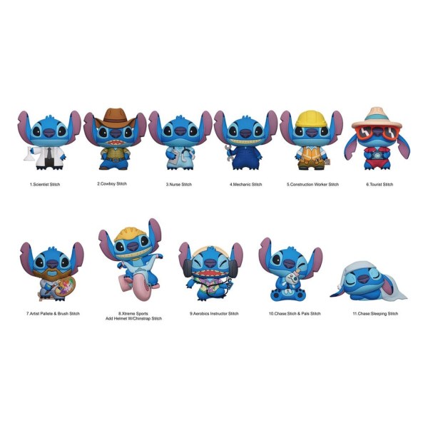 Stitch Serie 6 3D Rucksack Schlüsselanhänger Überraschungsbox - Lilo & Stitch