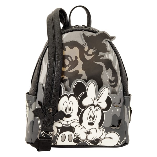 Leuchtender Mini-Rucksack „Mickey & Minnie Geister“ – Disney Loungefly