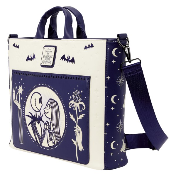 Jack & Sally Night Sky Konvertibel Rucksack & Tragetasche - Disney Loungefly
