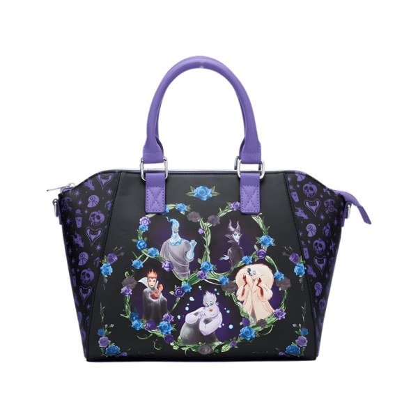 Loungefly Disney Villains Floral Icons Sattelhandtasche