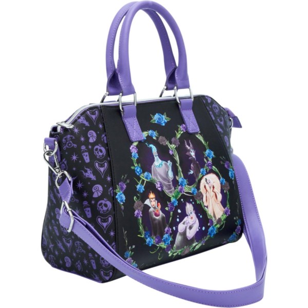 Loungefly Disney Villains Floral Icons Sattelhandtasche