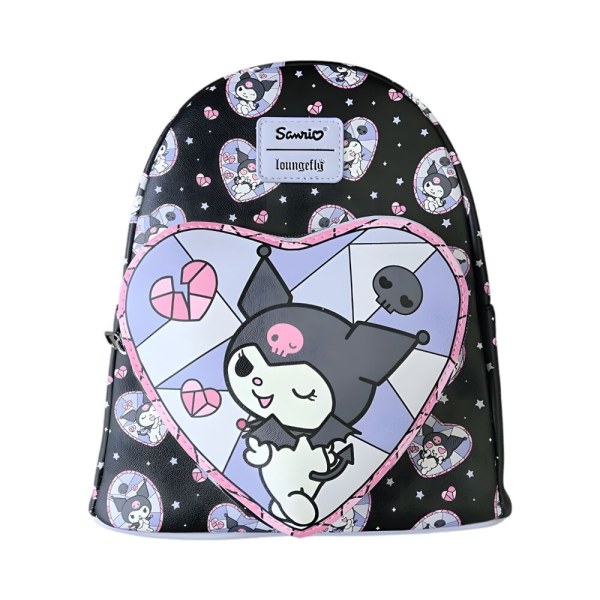 Kuromi Buntglas-Rucksack - Loungefly Hello Kitty