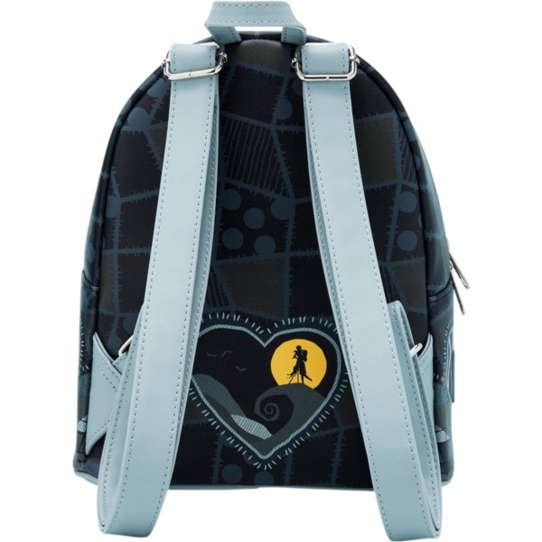Loungefly The Nightmare Before Christmas Jack & Sally Split Heart Rucksack 26cm