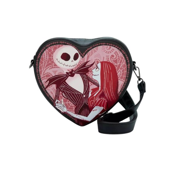 Loungefly Disney Nightmare Before Christmas Jack und Sally Schulterbeutel