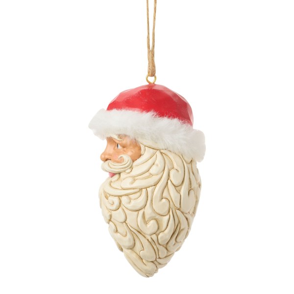 VINTAGE WEIHNACHTSMANNKOPF - JIM SHORE HEARTWOOD CREEK