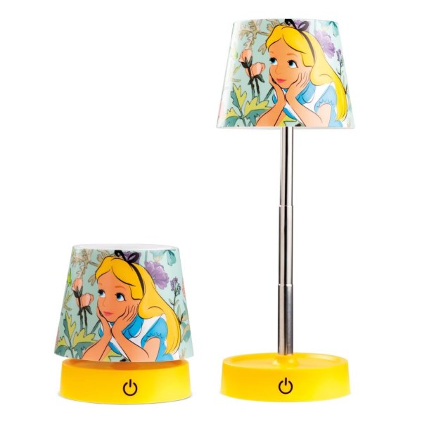 ALICE IM WUNDERLAND - Wiederaufladbare LED-Schreibtischlampe - 11cm