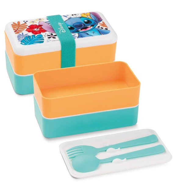 STITCH - Lunchboxen 18x10cm - Weiß
