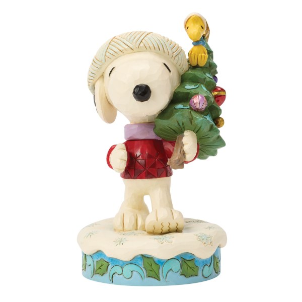 SNOOPY UND WOODSTOCK MIT BAUM