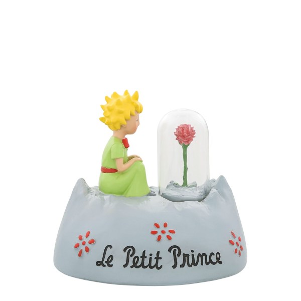 DER KLEINE PRINZ FIGUR PLANET MIT SEINER ROSE 11 CM
