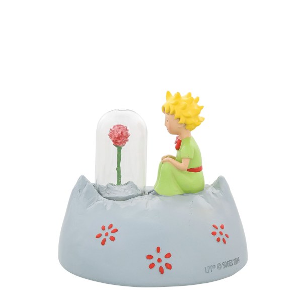 DER KLEINE PRINZ FIGUR PLANET MIT SEINER ROSE 11 CM