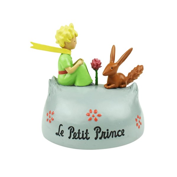 KLEINE PRINZ FIGUR ROSA PLANET FUCHS (WINDOW BOX)