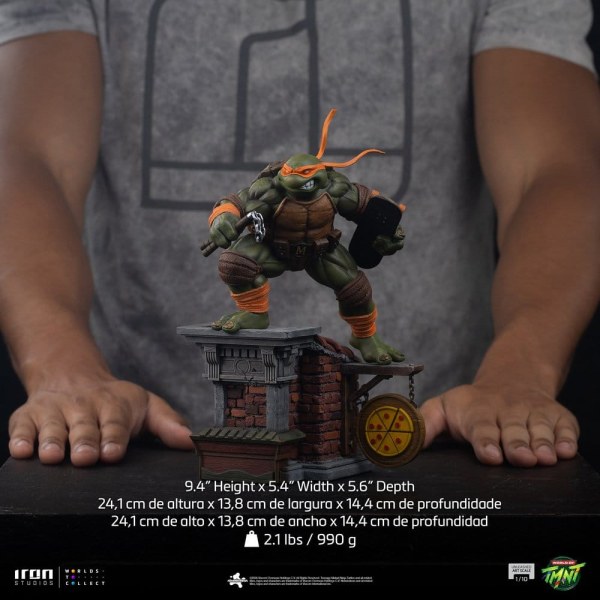 Teenage Mutant Ninja Turtles Statue 1/10 Art Scale Michelangelo Unleashed 24 cm