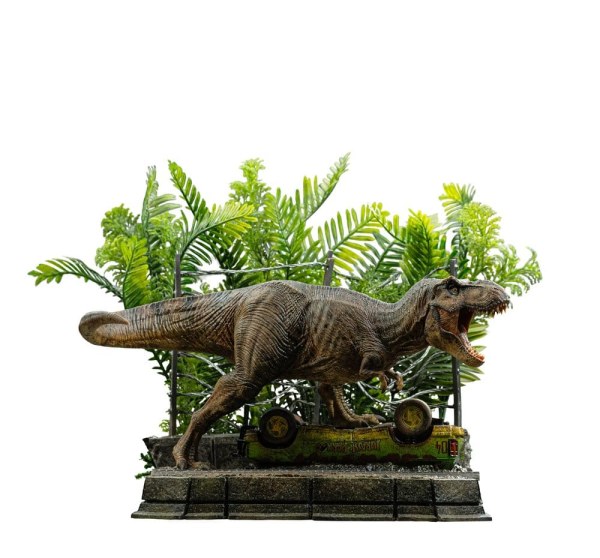 Jurassic Park Statue Icons T-Rex Breakout Set A 17 cm