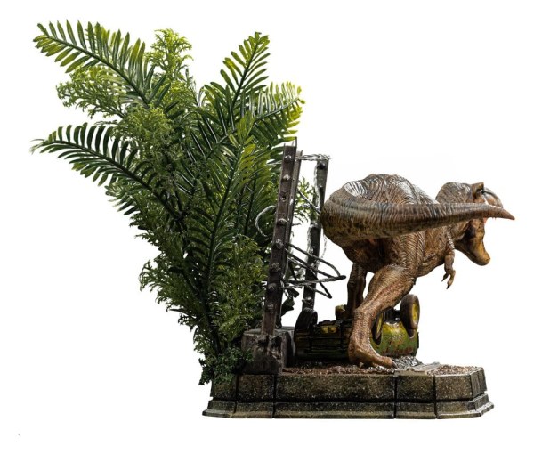 Jurassic Park Statue Icons T-Rex Breakout Set A 17 cm