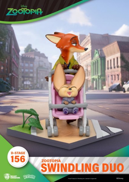 ZOOTOPIA 2 - Betrüger-Duo - Diorama D-Stage 12.2cm