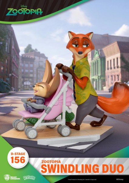 ZOOTOPIA 2 - Betrüger-Duo - Diorama D-Stage 12.2cm